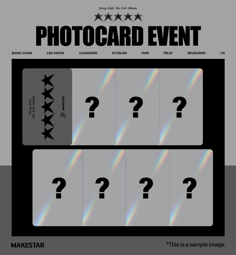 Stray Kids 5-STAR Photocard Album Official Photocard PhotoBook Ver Digipack  Ver