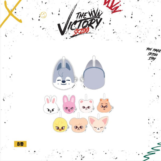 Stray Kids x SKZOO [THE VICTORY] Mini Face Pouch - Ktown Honey, Stuffed Animals