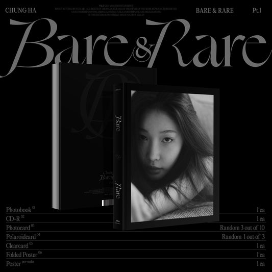 CHUNG HA [Bare&Rare Pt.1] - Ktown Honey, Music CDs